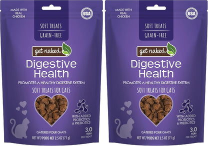 Get Naked 1 Pouch Furball Relief Soft Treats for Cats, 2.5 Oz(Pack of 1)10