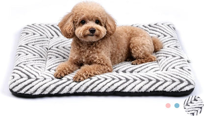 Mora Pets Cat Bed for Indoor Cats Washable Dog Crate Pad Cute Star Dog Bed Mat for Small Dogs Pet Kennel Pad for Cage Soft Flat Puppy Kitten Cushion Sleeping Anti-Slip Grey 22 X 1315