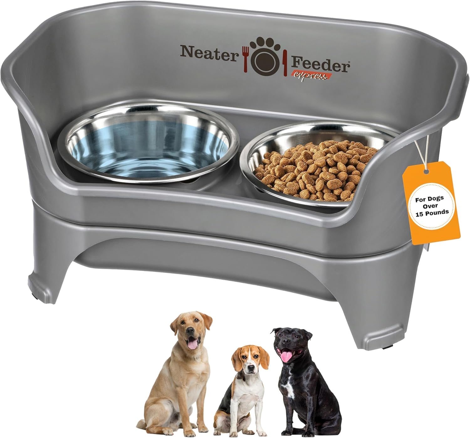 neater-feeder-express-mess-proof-dog-bowls-elevated-for-small-breeds-under-15-lb-made-in-usa-no-spill-raised-dog-food-bowl-stand-stainless-steel-food-and-water-bowl-set-feeding-station-cappuccino