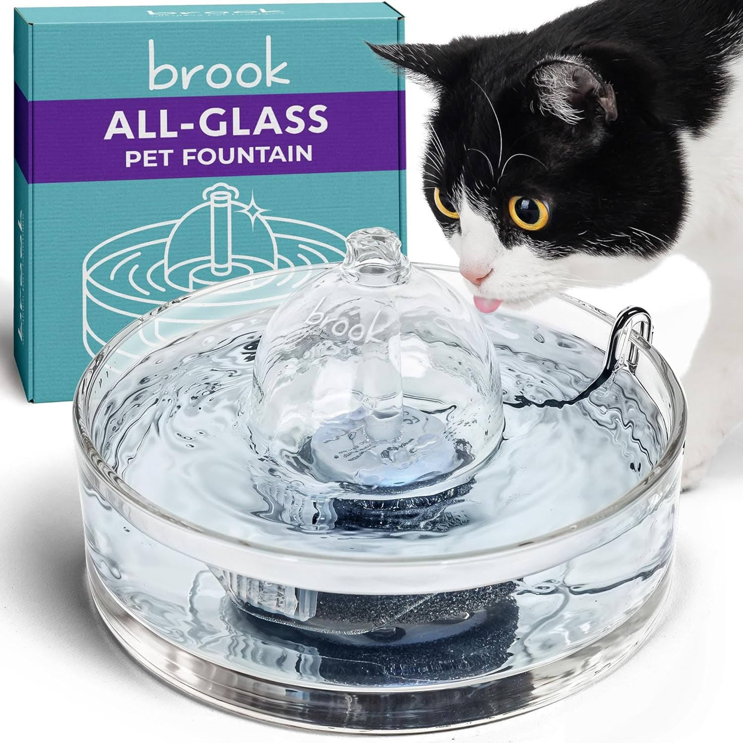 brook-glass-cat-water-fountain-90oz-dishwasher-safe-pet-dog-fountain-automatic-2-7l-drinking-water-dispenser-quiet-easy-to-clean-glass-bowl-filters-included-for-indoor-cats-kittens-dogs