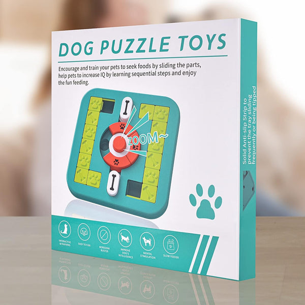 Dog Puzzle Toys, Treat Dispensing Dog Enrichment Toys for IQ Training and Brain Stimulation, Interactive Mentally Stimulating Toys as Gifts for Puppies, Cats, Dogs (M-Level 3)7