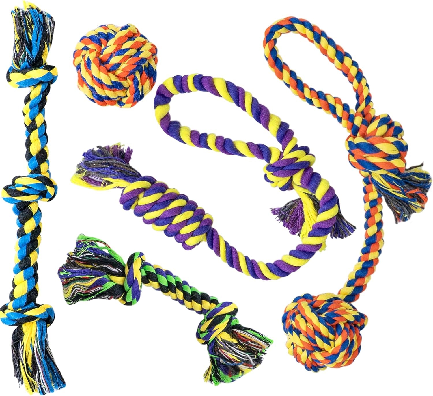 sharlovy-large-tough-chew-toys-for-aggressive-chewers-large-breed-heavy-duty-dental-rope-toys-kit-for-medium-dogs-5-knots-indestructible-cotton-puppy-teething-chew-tug-toy-set-of-9