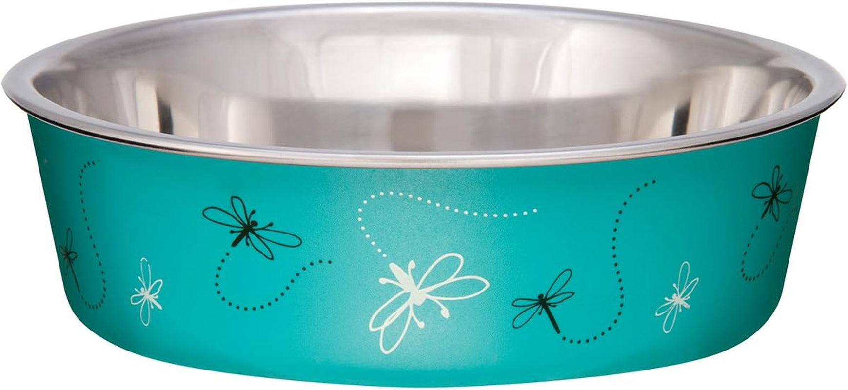 loving-pets-bella-dog-bowls-stainless-steel-dog-cat-bowls-spill-proof-dog-food-bowl-cat-bowl-puppy-essentials-pet-supplies-great-for-home-travel-medium-20-35-lbs-blueberry