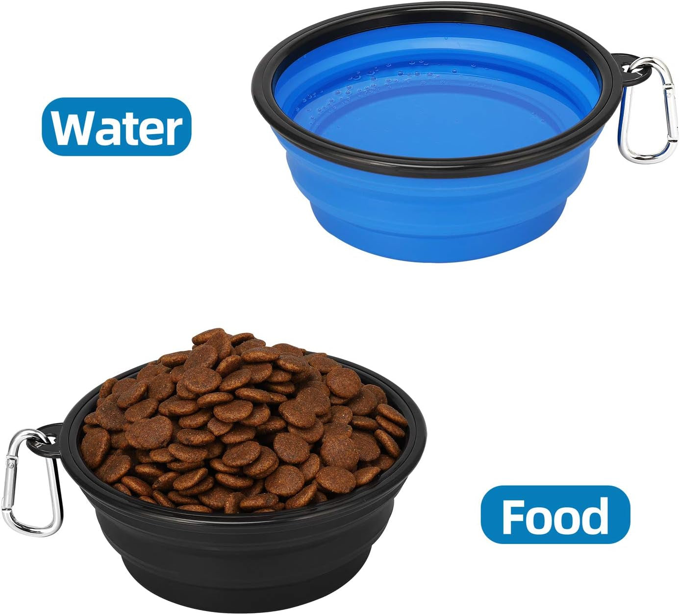 kytely-large-collapsible-dog-bowls-2-pack-34oz-foldable-dog-travel-bowl-portable-pet-water-food-bowl-with-clasp-pet-cat-feeding-cup-dish-for-traveling-walking-hiking-black-blue