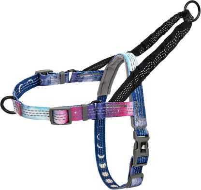 Leash Boss No Pull Dog Harness, Easy Walk for Small, Medium, and Large Pets, Reflective with Rear and Front Clip Attachment (Blanket Pattern, Medium)10