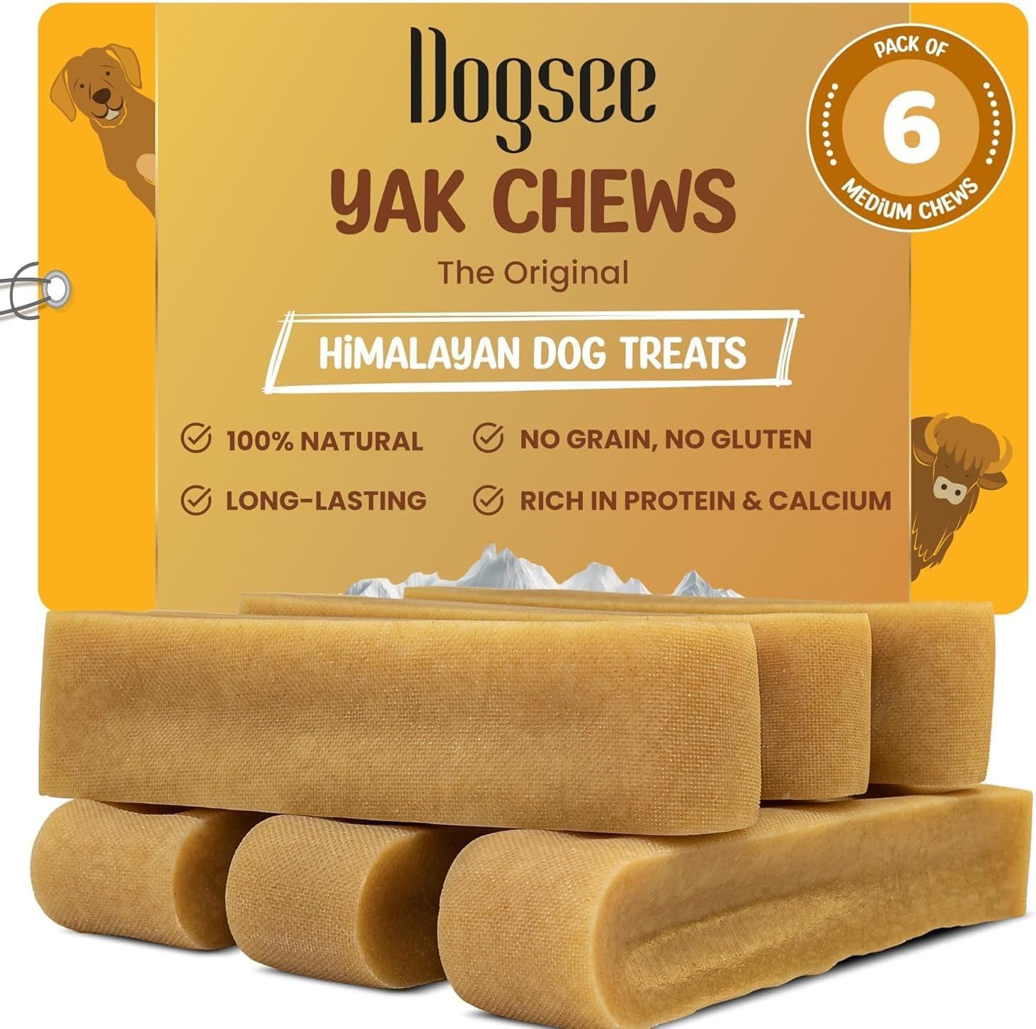 dogsee-yak-chews-for-dogs-1lb-medium-6-bars-100-all-natural-60-protein-dog-treats-medium-breed-yak-chews-long-lasting-for-aggressive-chewers-raw-hide-free