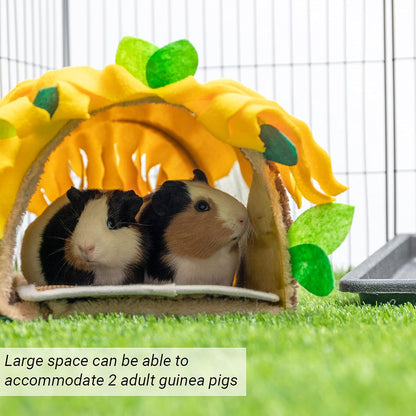 Guinea Pig Hideout, Fleece Tunnel House Small Pet Cage Accessories | Soft Play & Sleep Small Animal Hideout Tube, Cozy Bed Nest for Hamster Rat Chinchilla Hedgehog4