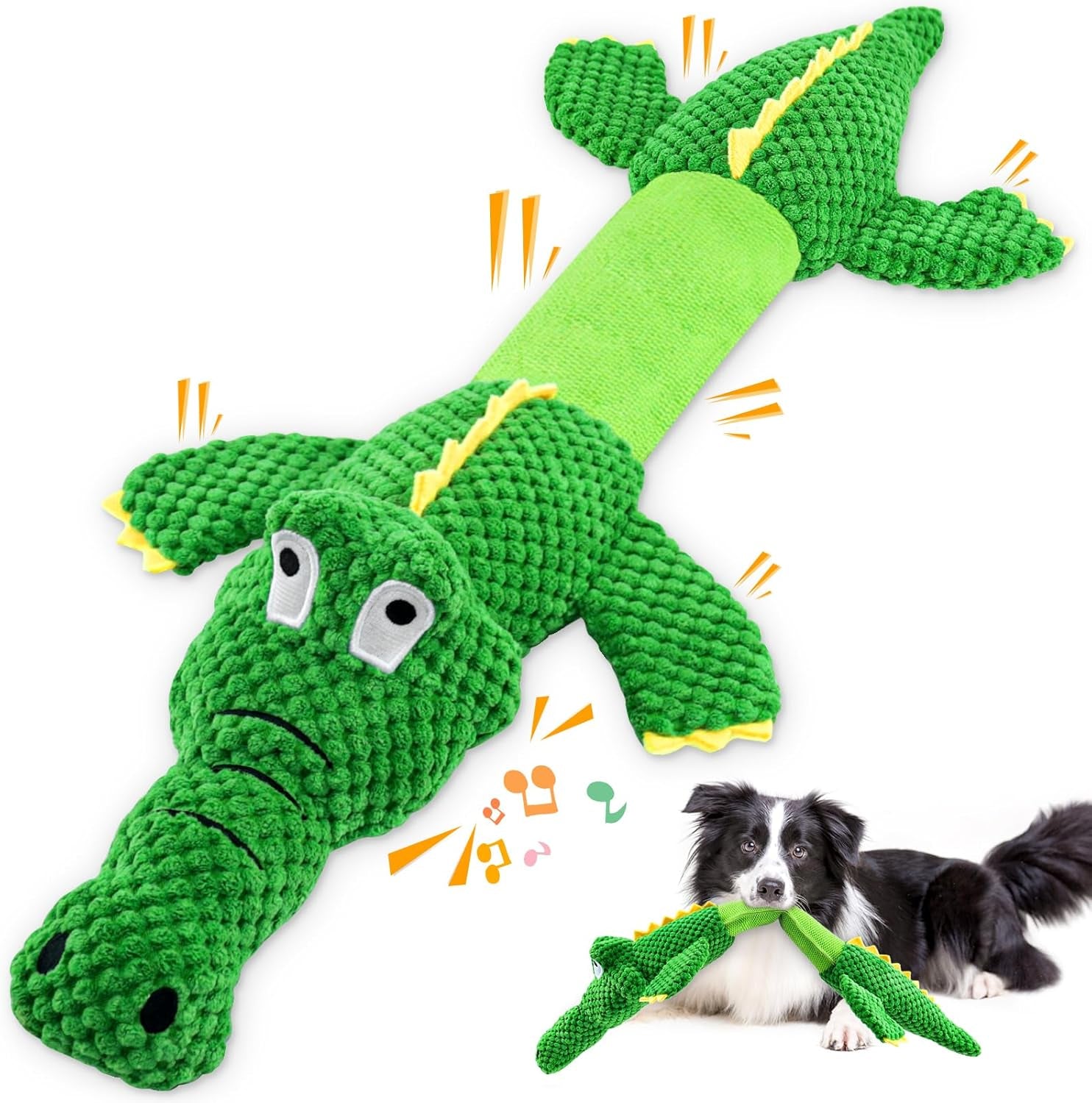 wowbala-dog-squeaky-toys-stretchable-crocodile-for-interactive-tug-of-war-24-31in-plush-chew-toy-with-squeaker-crinkle-paper-pineapple-cotton-ideal-for-puppy-small-medium-dogs-indoor-outdoor-play