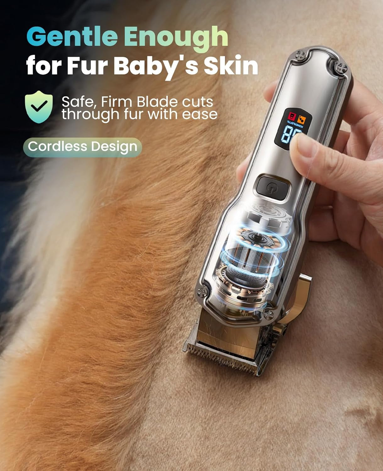 oneisall-dog-clippers-for-grooming-thick-heavy-coats-low-noise-rechargeable-cordless-detachable-stainless-steel-blade-ipx7-waterproof-10-guide-combs-for-thick-double-curly-hair