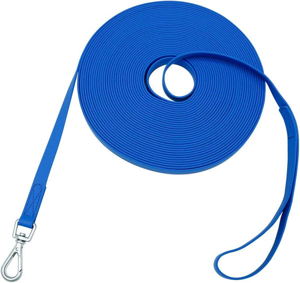 Waterproof Dog Training Leash 50FT 30FT 15FT 10FT 5FT Heavy Duty Recall Long Lead for Large Medium Small Dogs (30FT, Orange)8