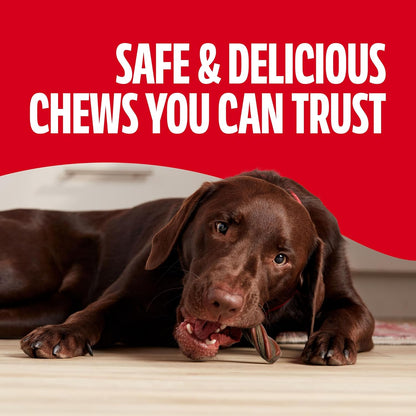 Milk-Bone Comfort Chews, Unique Chewy Texture & Real Beef, 16 Dog Chews | 40.8-Oz. Bag, for Dogs 15-75 Lbs., Rawhide-Free Dog Chews, Made with Real Beef6