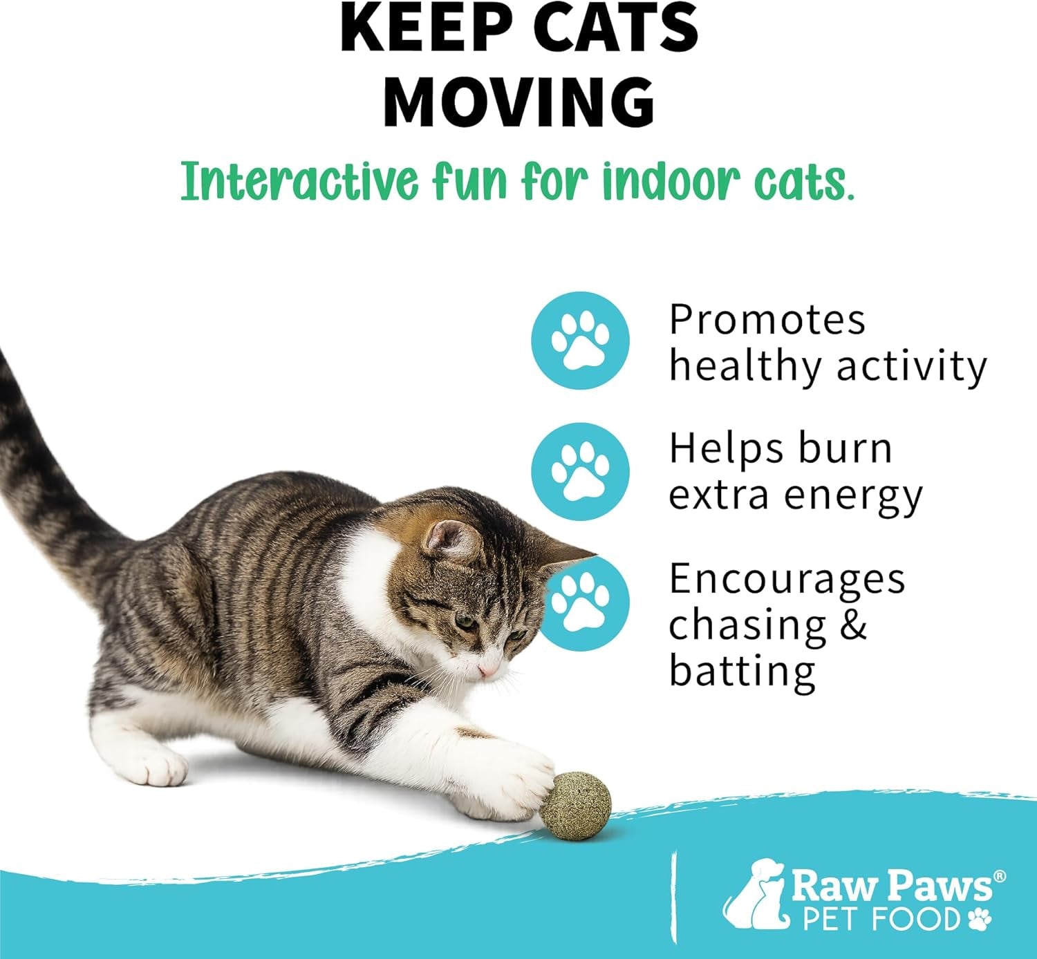 raw-paws-catnip-balls-for-cats-6-count-interactive-indoor-cat-toy-natural-compressed-natural-catnip-cat-lick-balls-catnip-roller-balls-play-enrichment-toy-fresh-dried-no-additives