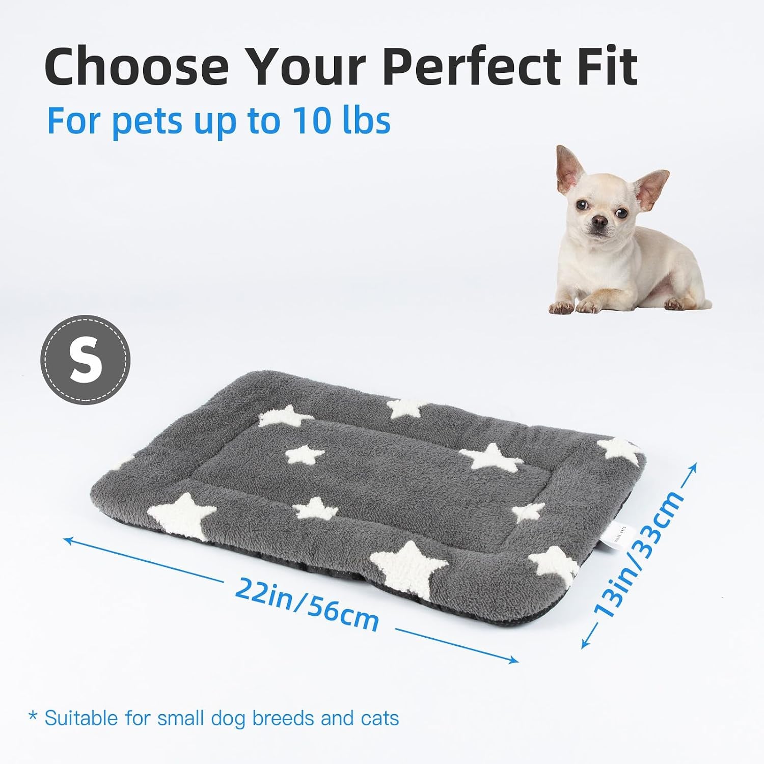 mora-pets-cat-bed-for-indoor-cats-washable-dog-crate-pad-cute-star-dog-bed-mat-for-small-dogs-pet-kennel-pad-for-cage-soft-flat-puppy-kitten-cushion-sleeping-anti-slip-grey-22-x-13