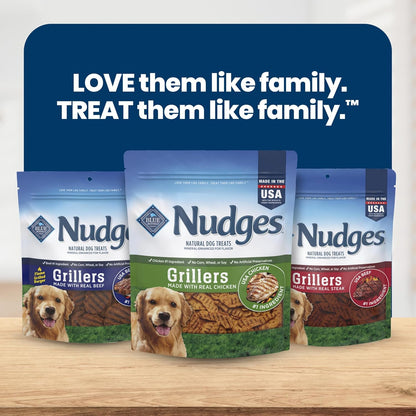 Blue Buffalo Nudges Chicken Grillers Natural Dog Treats, Tender & Meaty Dog Snacks, Easy-To-Tear for Training, Made in the USA with Real Chicken, No Artificial Preservatives, 16 Oz.9