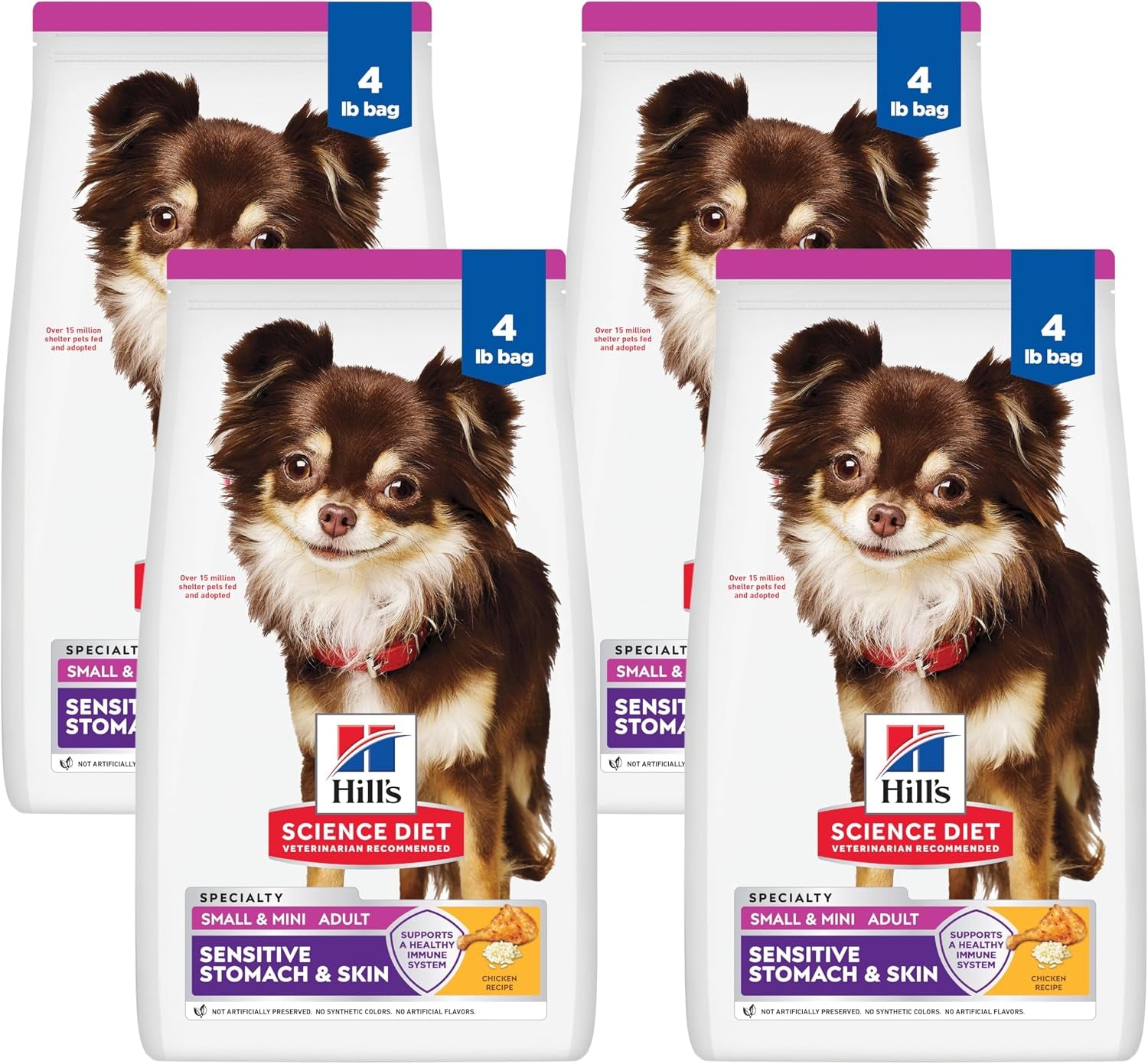 hills-science-diet-adult-sensitive-stomach-skin-small-mini-dry-dog-food-chicken-4-lb-bag-updated-formula
