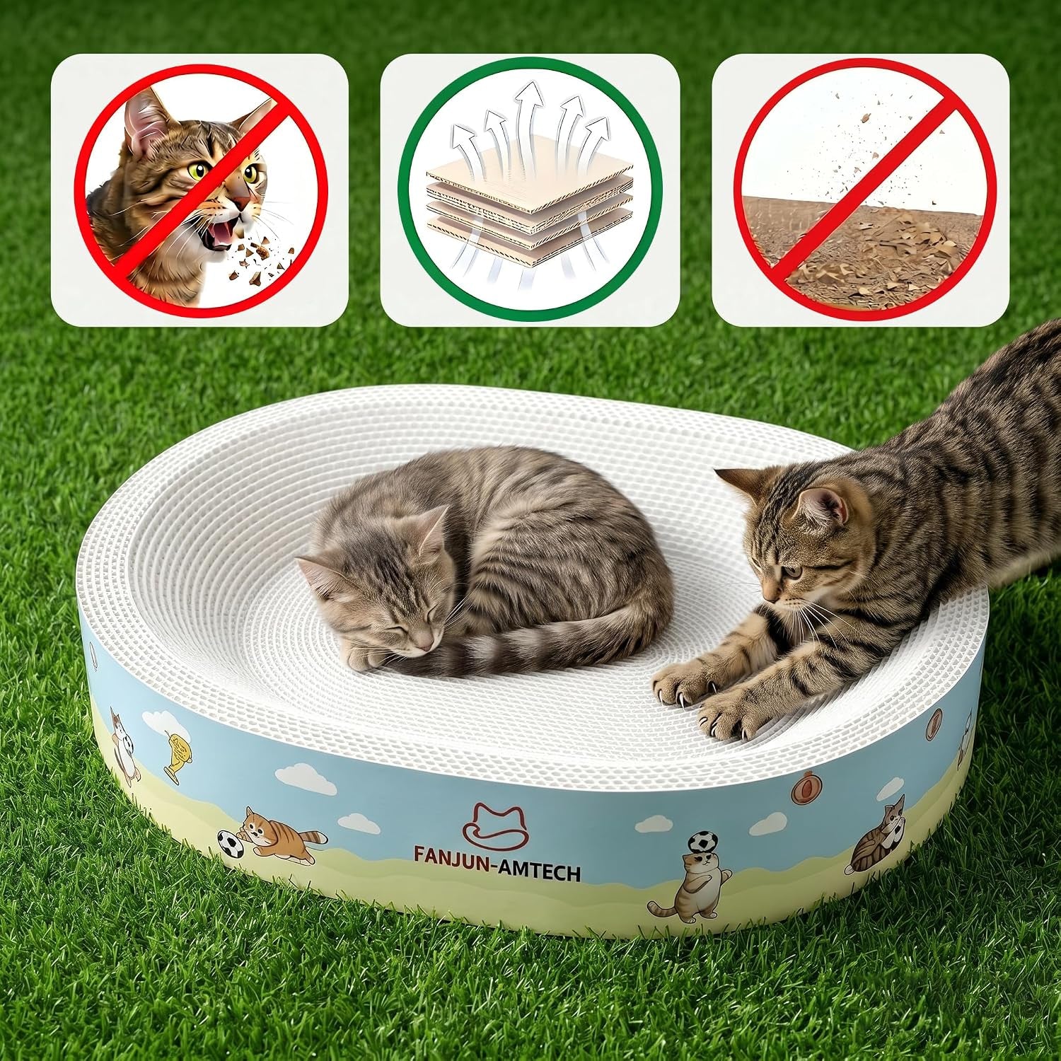soccer-cat-scratcher-bed-no-mess-cat-scratching-pad-no-shed-cat-beds-and-scratch-pad-for-cats-plant-fiber-mess-free-cat-scratch-furniture-protector-stop-cats-eating-paper-craps
