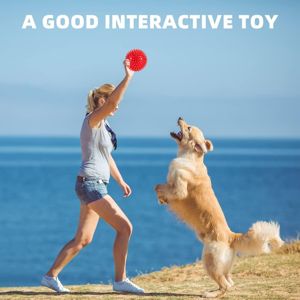 4-5-heavy-duty-squeaky-dog-balls-toys-for-medium-large-dogs-4-pack-indestructible-dog-toys-for-aggressive-chewers-spike-dog-balls-for-clean-teeth-and-training-dog-toys-for-boredom-and-stimulating