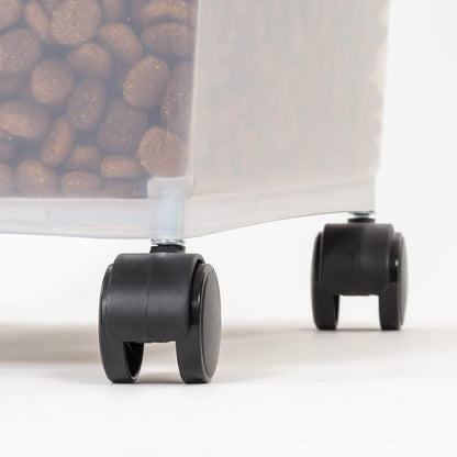 Amazon Basics Airtight Pet Food Storage Container with Scoop, BPA Free, Removable Wheels, 69 QT, Gray9
