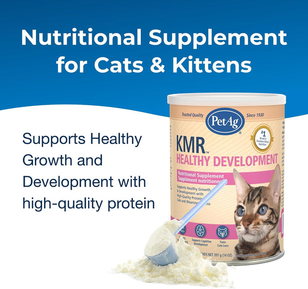 Petag KMR Healthy Development - 14 Oz - Great Tasting Nutritional Supplement for Cats and Weaning Kittens3