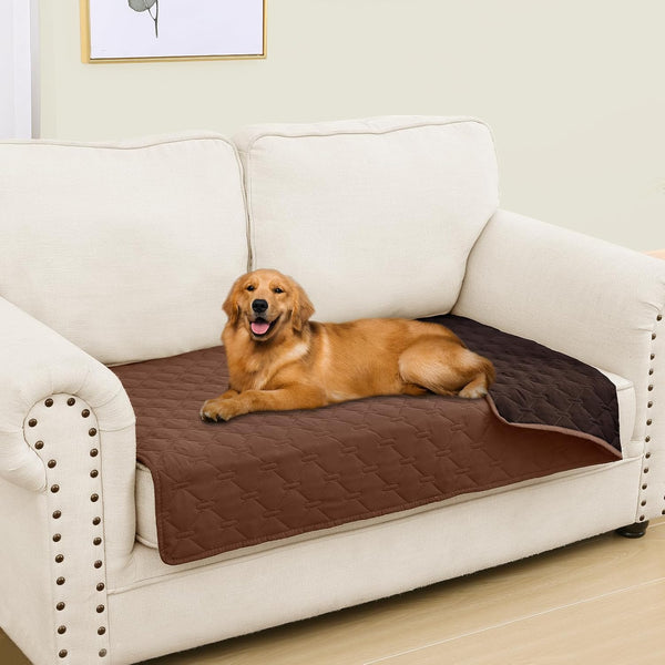Smiry Waterproof Dog Bed Cover Blanket, Reversible Pet Blanket | Soft Reversible, Washable Leakproof Cats Dogs Couch Cover for Sofa, Couch, Furniture (30X70 Inch)115