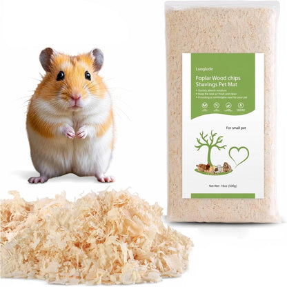 35Oz Natural Aspen Wood Pet Bedding – Low Dust, Odor Control & Ultra Absorbent Shavings for Hamsters, Parrots, Guinea Pigs & Small Animals9