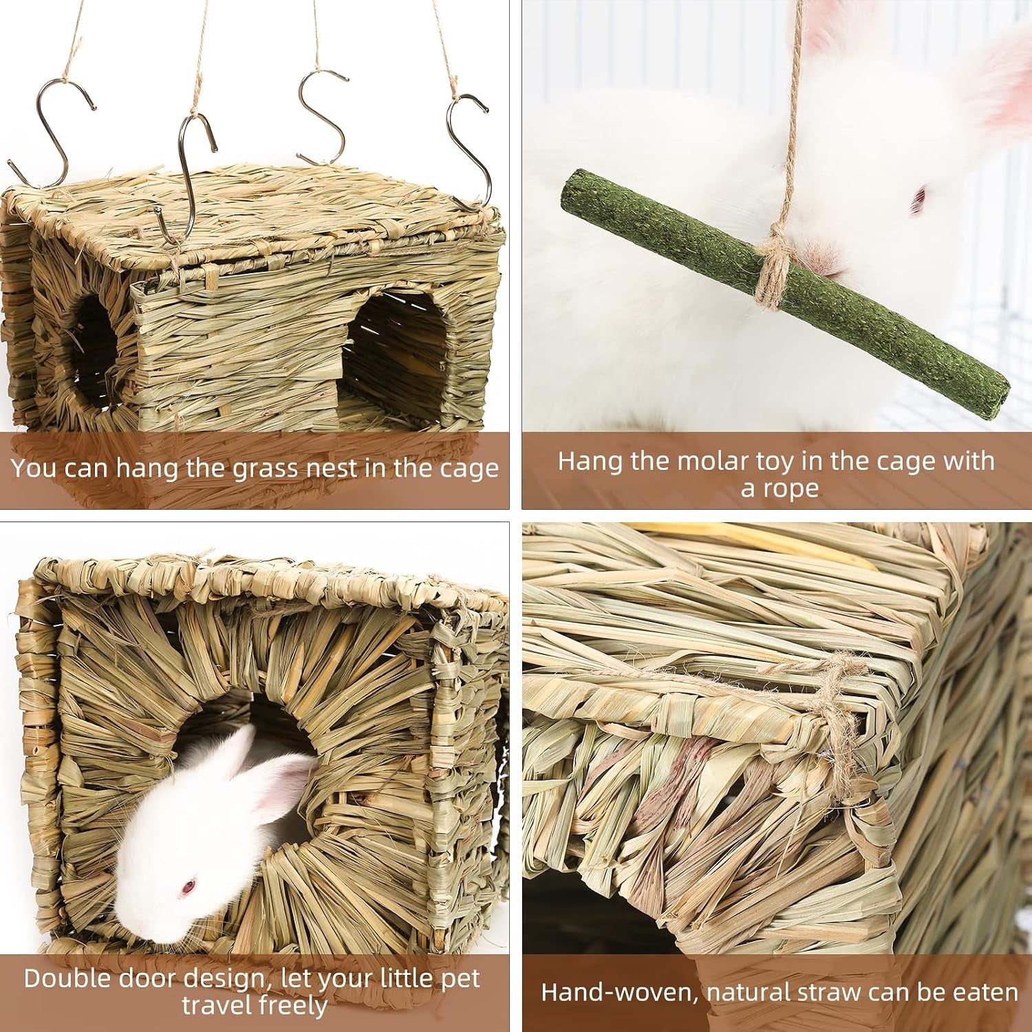 bunny-grass-house-hand-made-edible-natural-grass-hideaway-comfortable-playhouse-for-rabbits-guinea-pigs-and-small-animals-to-play-sleep-and-eat