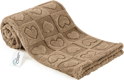 Gogobunny Pet Blanket for Dogs Cats, 300GSM Ultra Soft Coral Fleece Blanket, Washable Small Dog Cat Blanket, Calming Crate Mat, Furniture Protector for Couch Bed Car Seat, Pink, 25X35In9