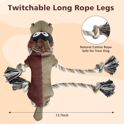 IOKHEIRA Dog Toys for Aggressive Chewers,Tough Indestructible Dog Toys,Squeaky Toys for Large Dogs,Durable Dog Chew Toys (Auburn)2