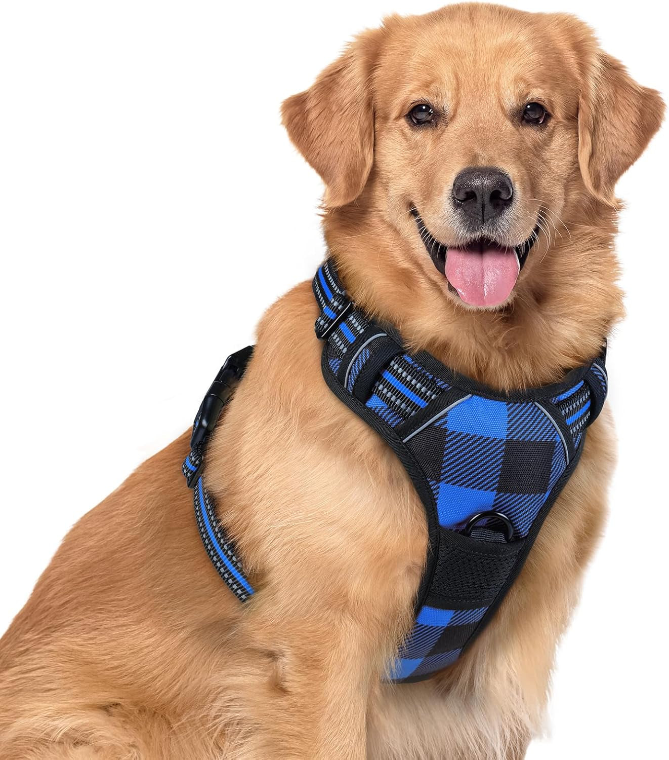 rabbitgoo-dog-harness-no-pull-for-large-dogs-with-2-leash-clips-pet-vest-no-choke-with-handle-adjustable-soft-padded-reflective-easy-control-for-walking-black-large