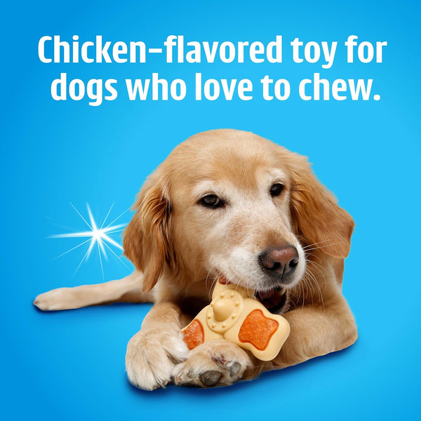 Hartz Chew ‘N Clean Chew Toy and Treat in One Chicken Flavored Tri-Point Dog Toy, Small6