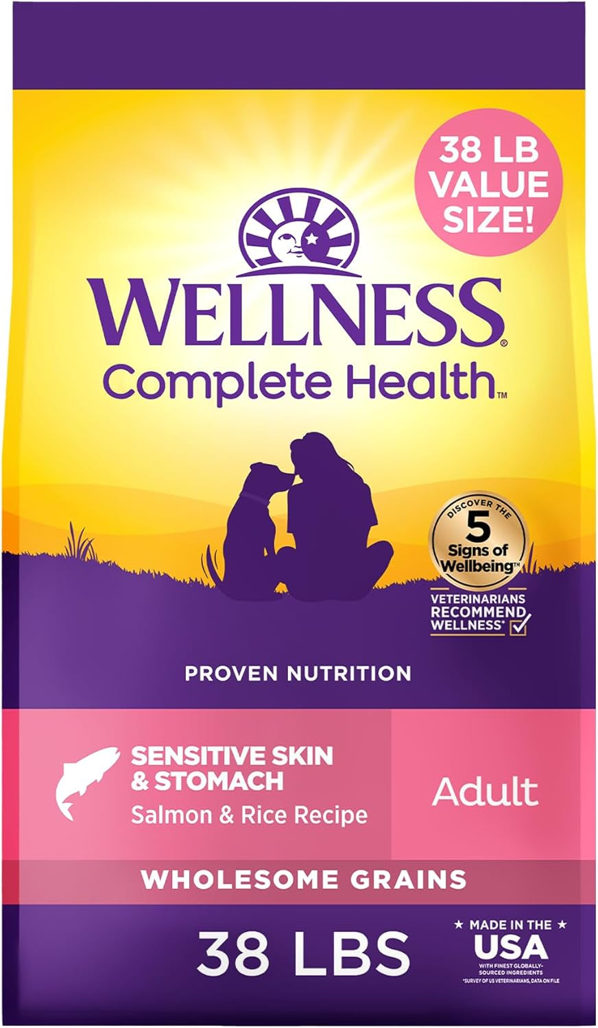 wellness-complete-health-adult-dry-dog-food-wholesome-grain-kibble-natural-chicken-and-oatmeal-recipe-30-lb-bag