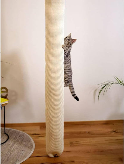 Kerbl Scratch Bag Climber for Cats, 16X16X260 Cm, Beige, 1 Stück (1Er Pack)3