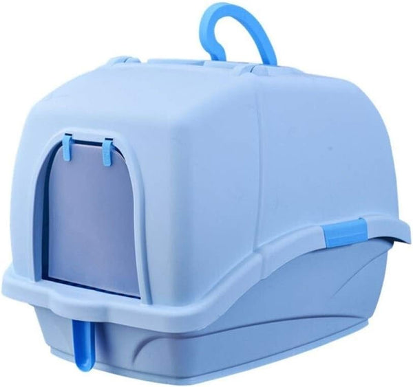 Dog Potty Training Toilet ﻿ Cat Litter Basin Fully Enclosed Shovel Box Luxury XL Splash Toilet Potty Pet Supplies(Pink)8