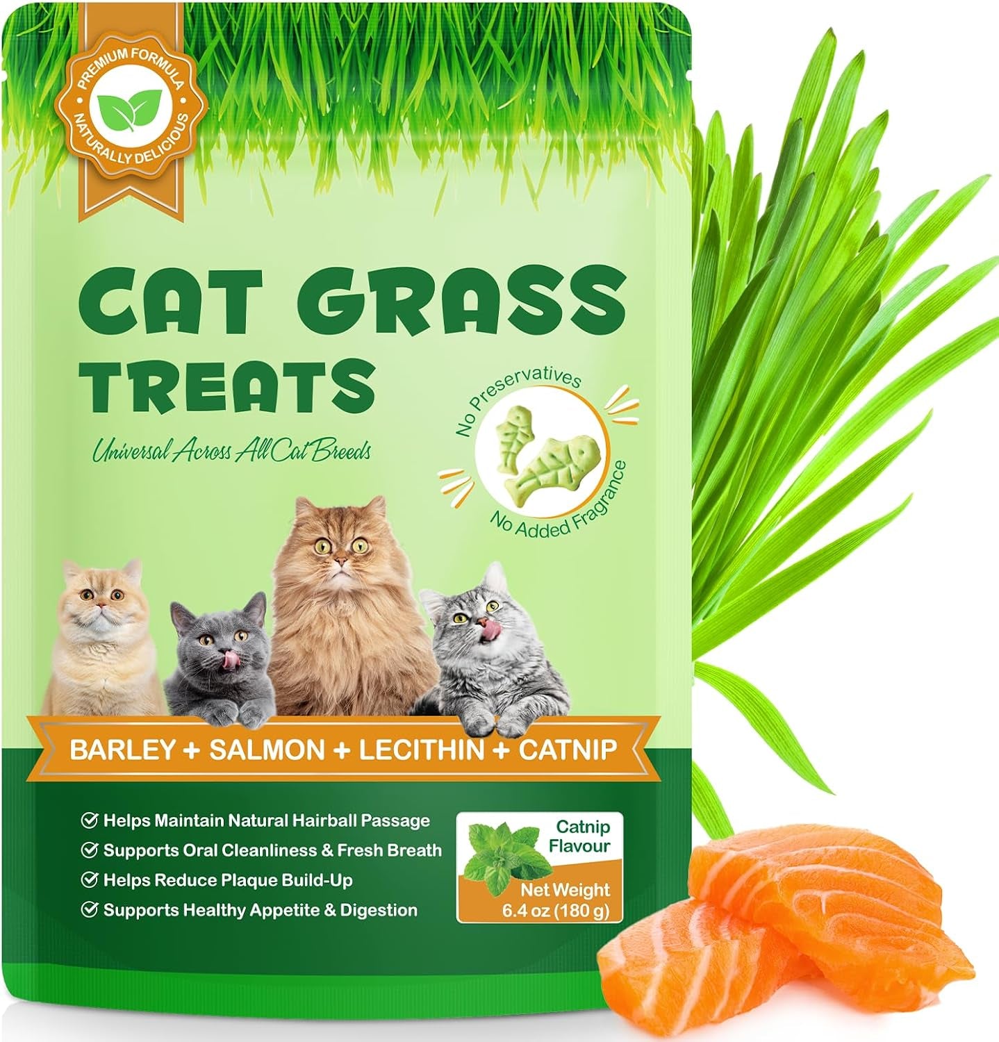 180g-6-4oz-cat-grass-treats-for-hairball-control-natural-teeth-cleaning-fresh-breath-crunchy-catnip-flavored-biscuits-with-barley-grass-cat-training-rewards-for-all-breeds