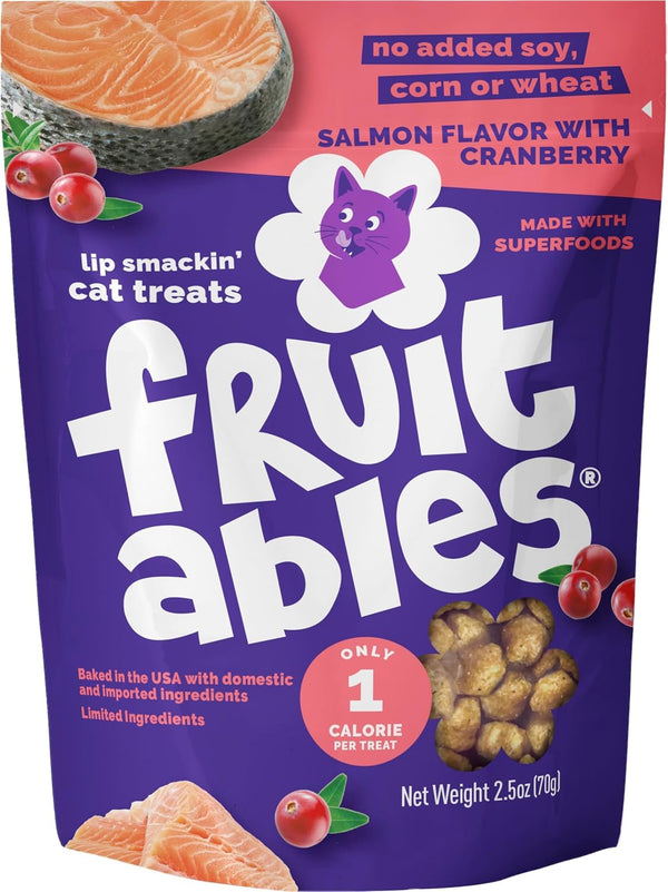 Fruitables Crunchy Cat Treats, Healthy Cat Treats, Tuna & Pumpkin, 2.5Oz | Healthy Cat Treats, Natural Feline Snacks, Protein Rich, Crunchy Biscuits, Indoor Cats, Kitten Rewards, Made in USA10