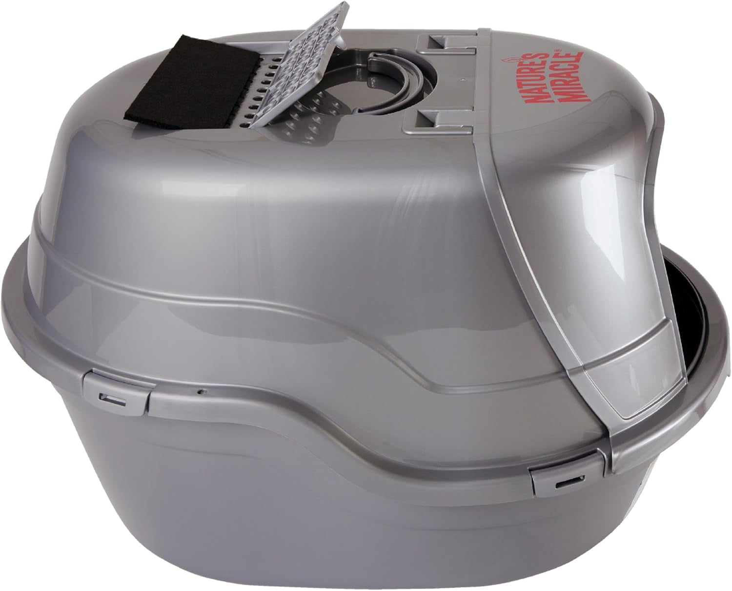 natures-miracle-hooded-flip-top-cat-litter-box-with-charcoal-filter-easy-to-clean-with-flip-top-simple-latches-charcoal-filter-absorbs-odor-non-stick-surface-prevents-litter-build-up