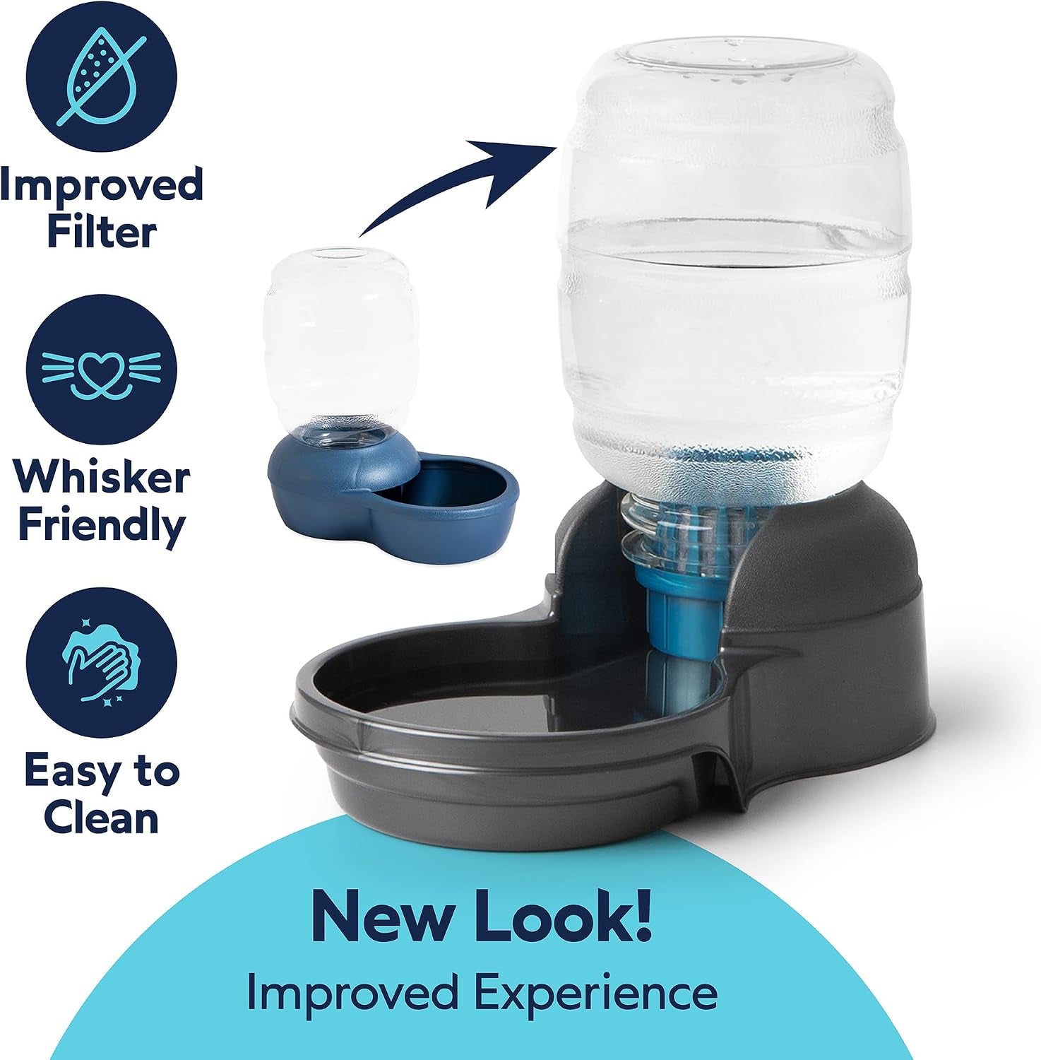 petmate-replendish-automatic-dog-water-dispenser-gravity-pet-waterer-with-microban-protection-base-100-bpa-free-4-gallon-wide-mouth-bowl-with-2-extra-filters