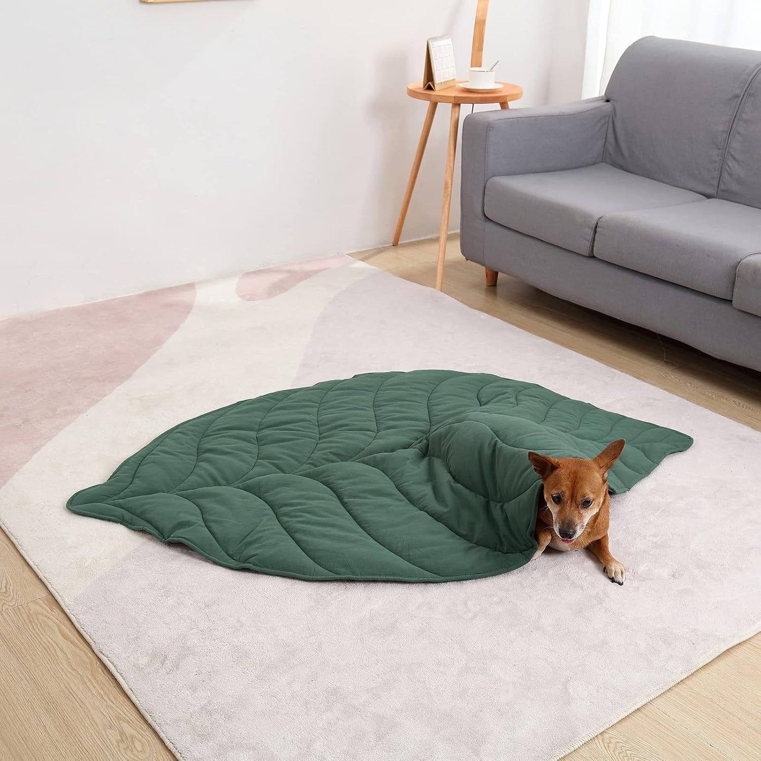 56x42-inch-leaf-shaped-cotton-dog-blanket-extra-large-pet-blanket-for-small-medium-large-dogs-machine-washable-puppy-mat-for-couch-protection-soft-plush-dog-bed-for-furniture-sofa-floor