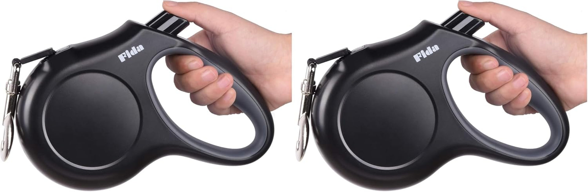 fida-retractable-dog-leash-16-ft-dog-walking-leash-for-small-dogs-up-to-26-lbs-360-tangle-free-black