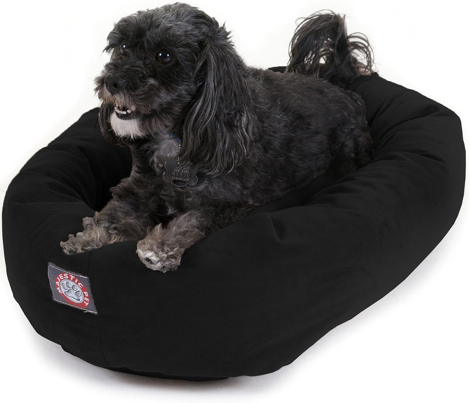 majestic-pet-32-inch-suede-calming-dog-bed-washable-cozy-soft-round-dog-bed-with-spine-support-for-dogs-to-rest-their-head-fluffy-donut-dog-bed-32x23x7-inch-round-pet-bed-medium-sage