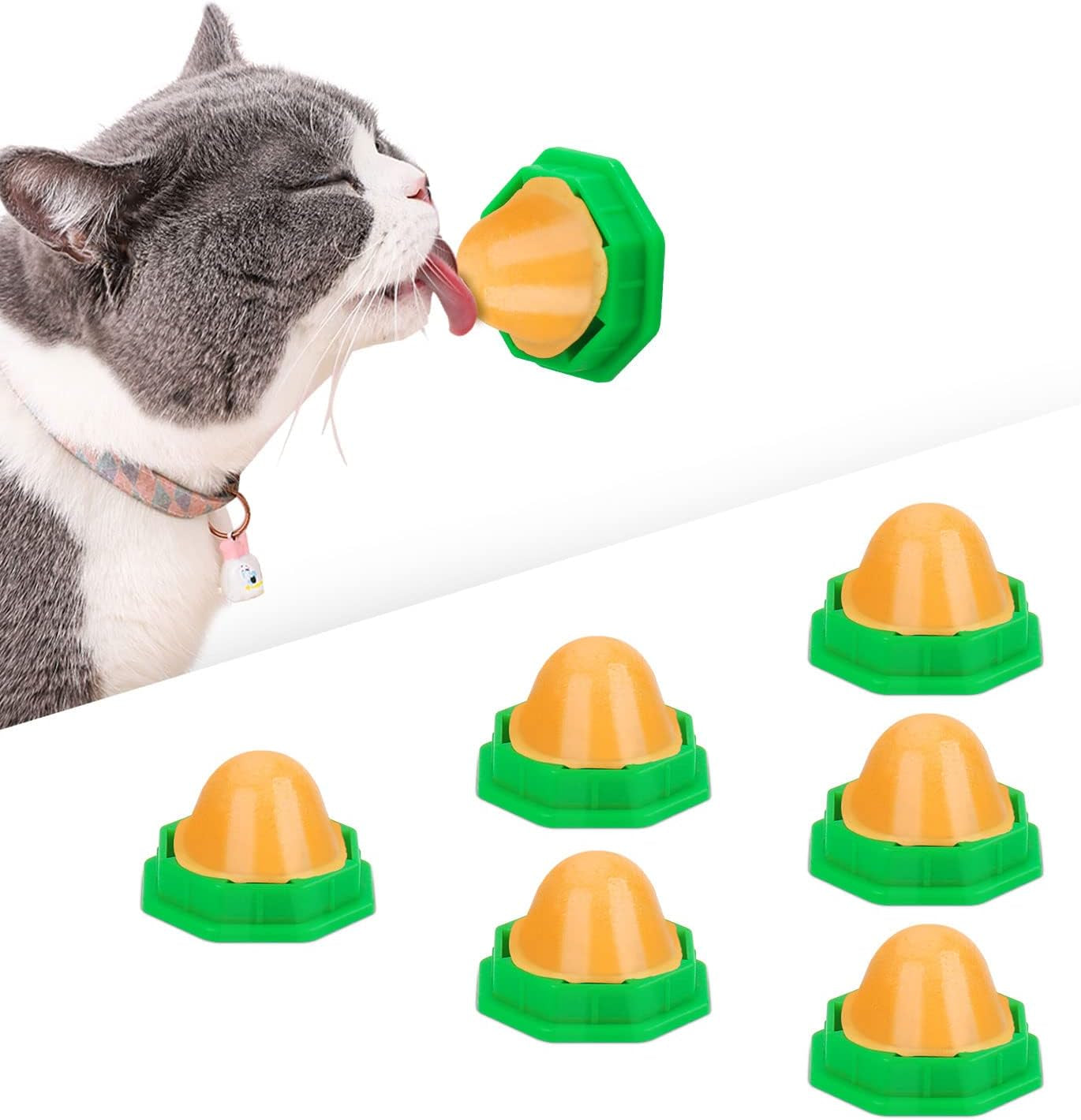 potaroma-6-pack-cat-energy-ball-toys-includes-catnip-for-cats-lick-edible-kitty-toys-safe-healthy-kitten-chew-toys-teeth-cleaning-dental-cat-toy-cat-wall-treats