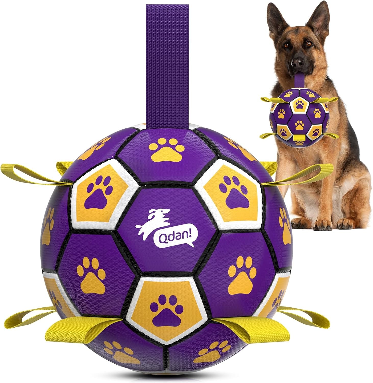 qdan-dog-toys-dog-balls-6-inch-dog-soccer-ball-with-straps-herding-balls-dog-birthday-toy-balls-for-20-40lbs-dogs-outdoor-puppy-toys-to-keep-them-busy-interactive-toy-for-tug-pool-water-toy-ball