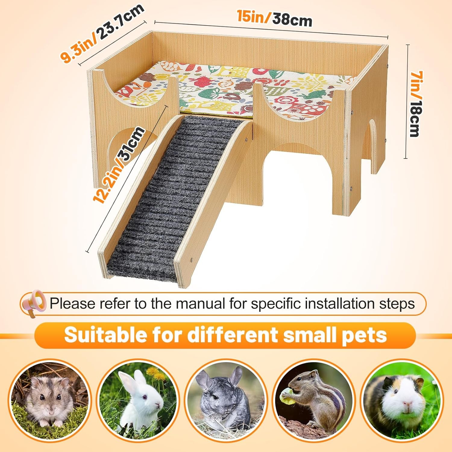 mewtogo-upgraded-sturdy-wooden-guinea-pig-castle-with-stairs-mat-easy-to-assemble-sturdy-playing-hiding-house-for-hamsters-bunny-chinchillas-small-animals