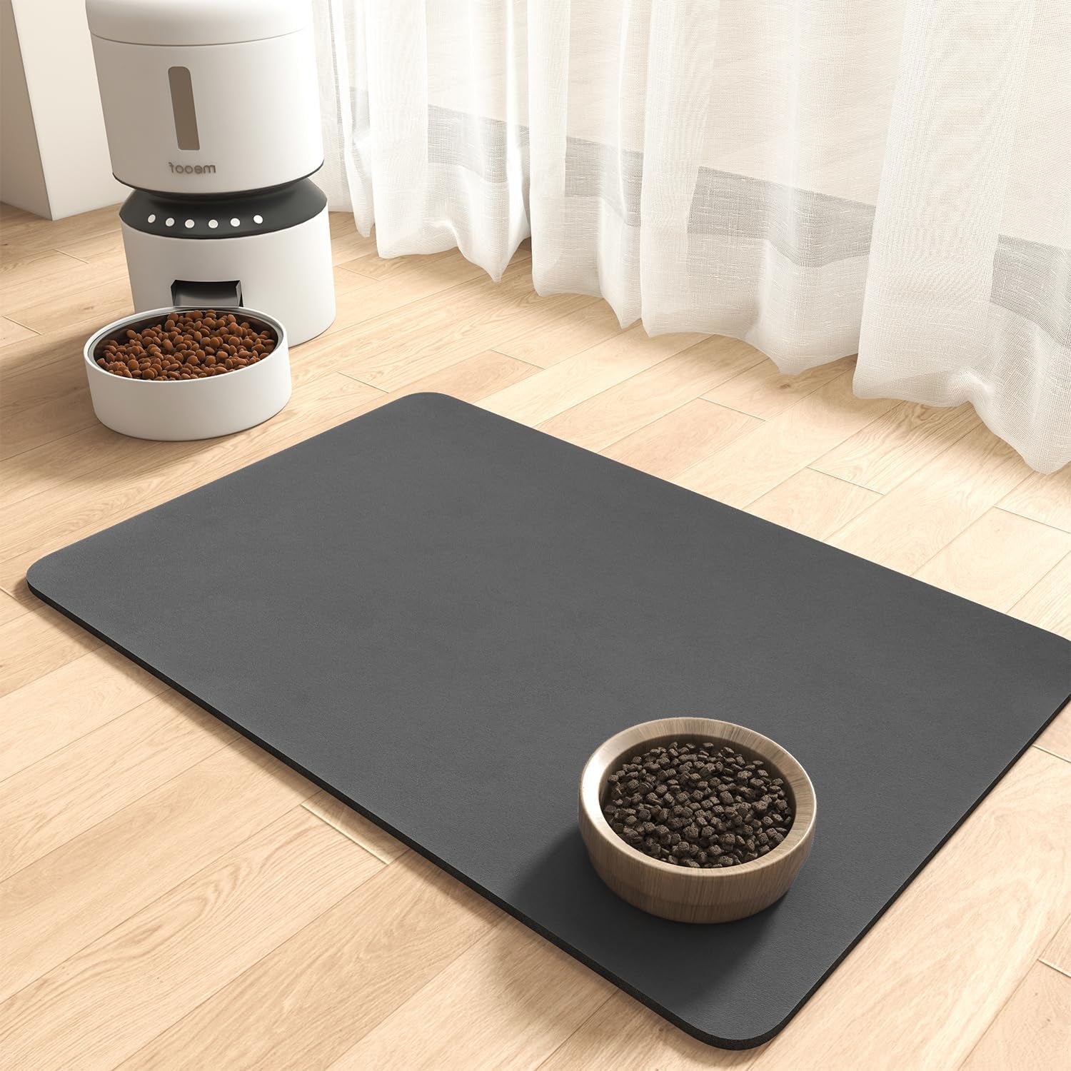 montvoo-absorbent-pet-feeding-mat-no-stains-pet-mat-for-food-and-water-bowl-quick-dry-cat-dog-food-mat-water-dispenser-mat-pet-supplies-mat-dog-water-bowl-mat-for-messy-drinker-darkgrey-12x19