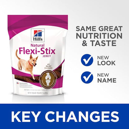 Hill'S Natural Flexi-Stix Dog Treats, Beef Jerky | #1 Veterinarian Recommended, 7.1 Oz. Bag5