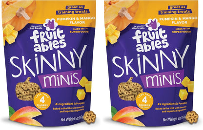 Fruitables Skinny Mini Dog Treats, Training Treats, Bacon & Apple, 12Oz | Healthy Dog Treats, Crunchy Dog Biscuits, Healthy Puppy Treats, Limited Ingredient, Training Rewards, Made in USA21