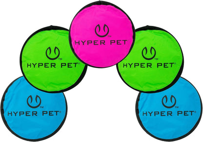 Hyper Pet Flippy Flopper Flying Disc Soft Dog Toy 9 Inch, Floats, 2 Pack | Safe on Teeth for All Breeds, Stays on the Water Surface for Pool and Lake Fetch Games, Colors May Vary with Every Order12