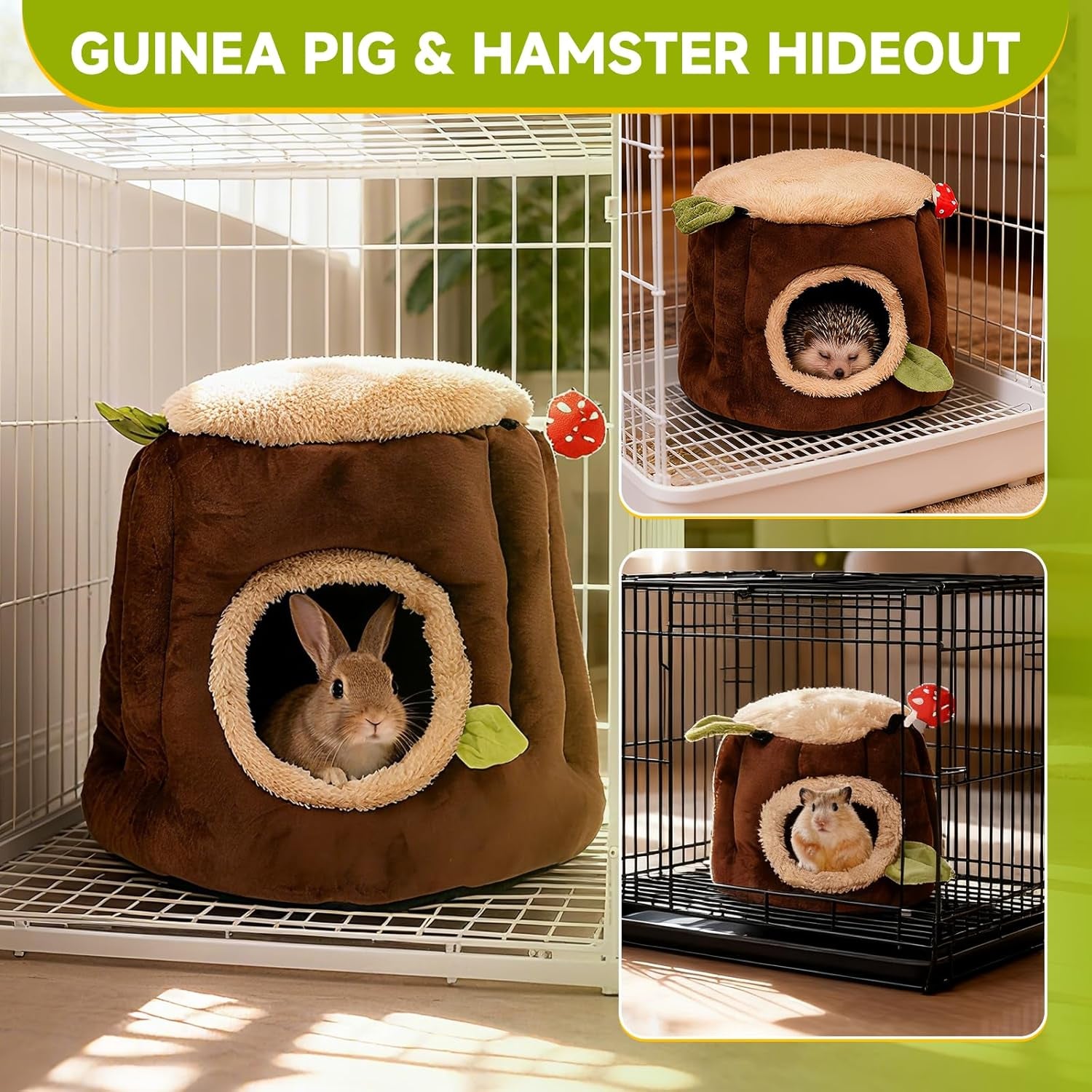 lyart-guinea-pig-hamster-bedding-or-hideout-for-mouse-mice-rat-ferret-bunny-fluff-bedding-bed-house-cage-accessories-dwarf-rabbits-hedgehog-bearded-dragon-warm-bedding-winter-nest-cave-washable2-l