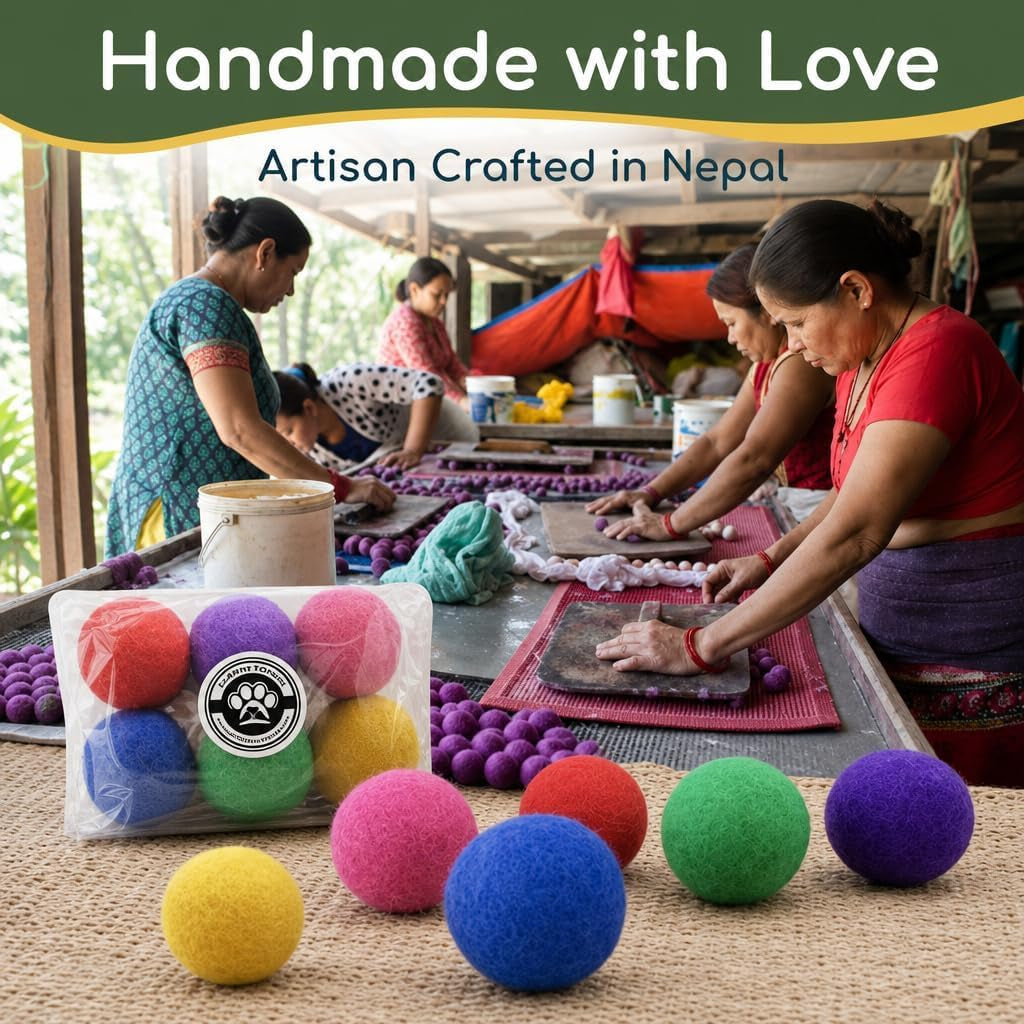 wool-cat-balls-safe-silent-felt-ball-toys-fun-colorful-soft-quiet-wool-kitty-toys-unique-for-cat-lovers-6-pcs-hand-made-in-nepal