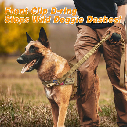 Forestpaw No Pull Dog Harness with Large Handle,Comfortable,L,Brown | Adjustable Fits Chest 26-31",50-80 Lbs,Slip On,Quick Release,Easy Control,Soft Padded,For Medium Large Dogs Walking Training2